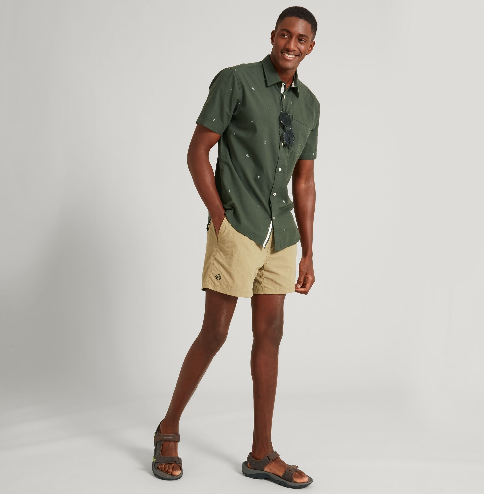 Cardeto Men's Short Sleeve Shirt