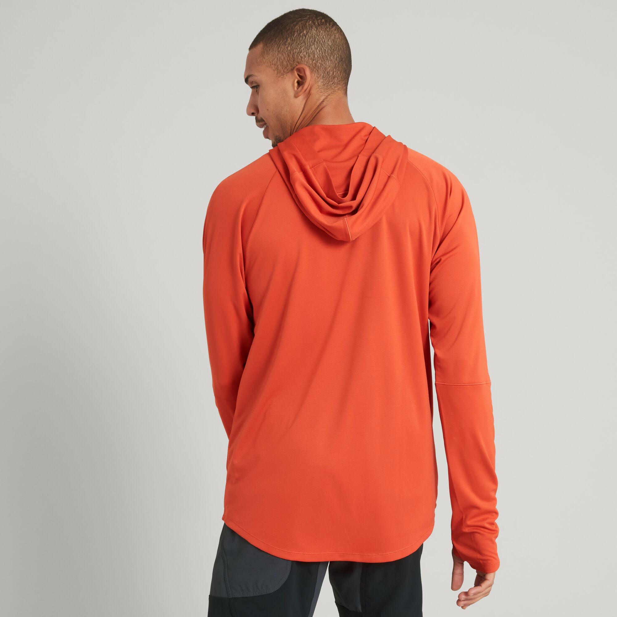 SUN-Stopper Men's Hooded Long Sleeve Top