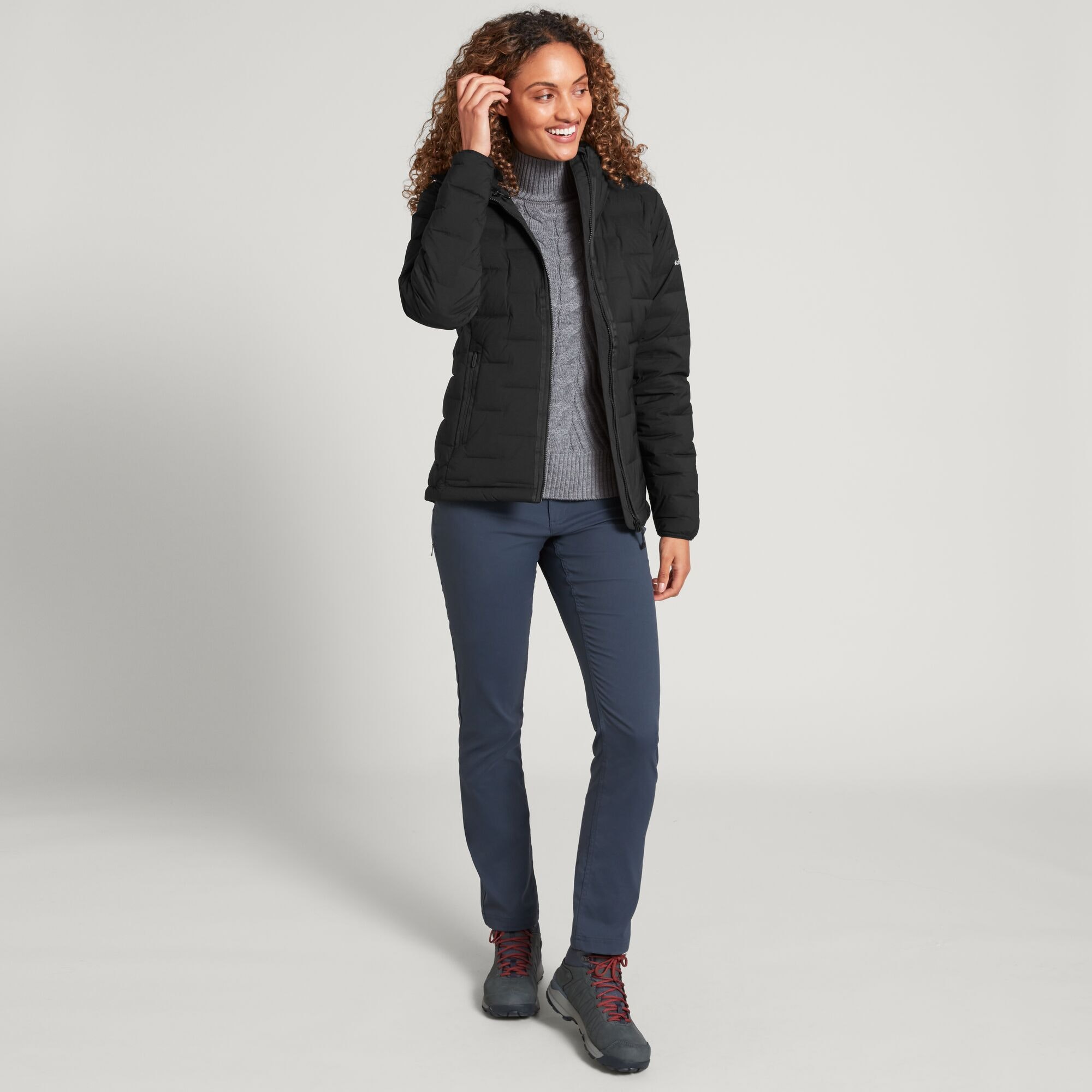 Federate Women's Stretch Down Hooded Jacket