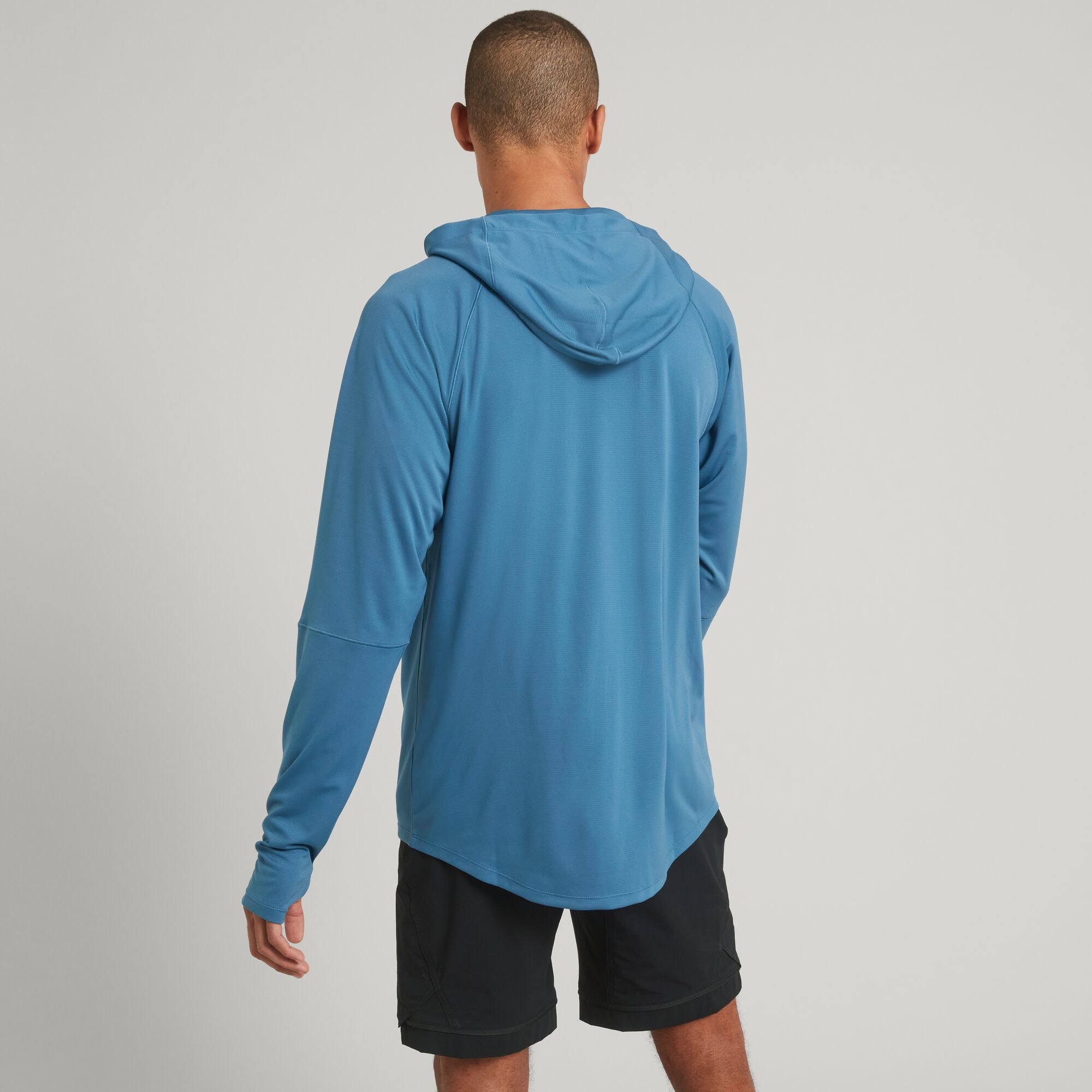 SUN-Stopper Men's Hooded Long Sleeve Top