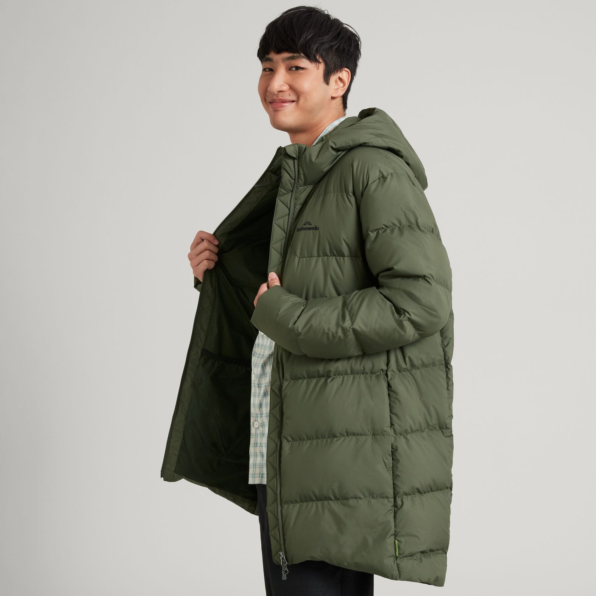 Epiq Men's Longline Down Coat