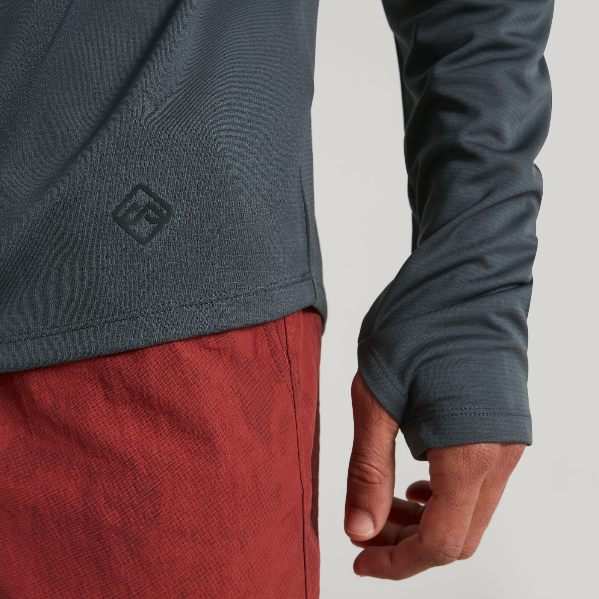 SUN-Stopper Men's Hooded Long Sleeve Top