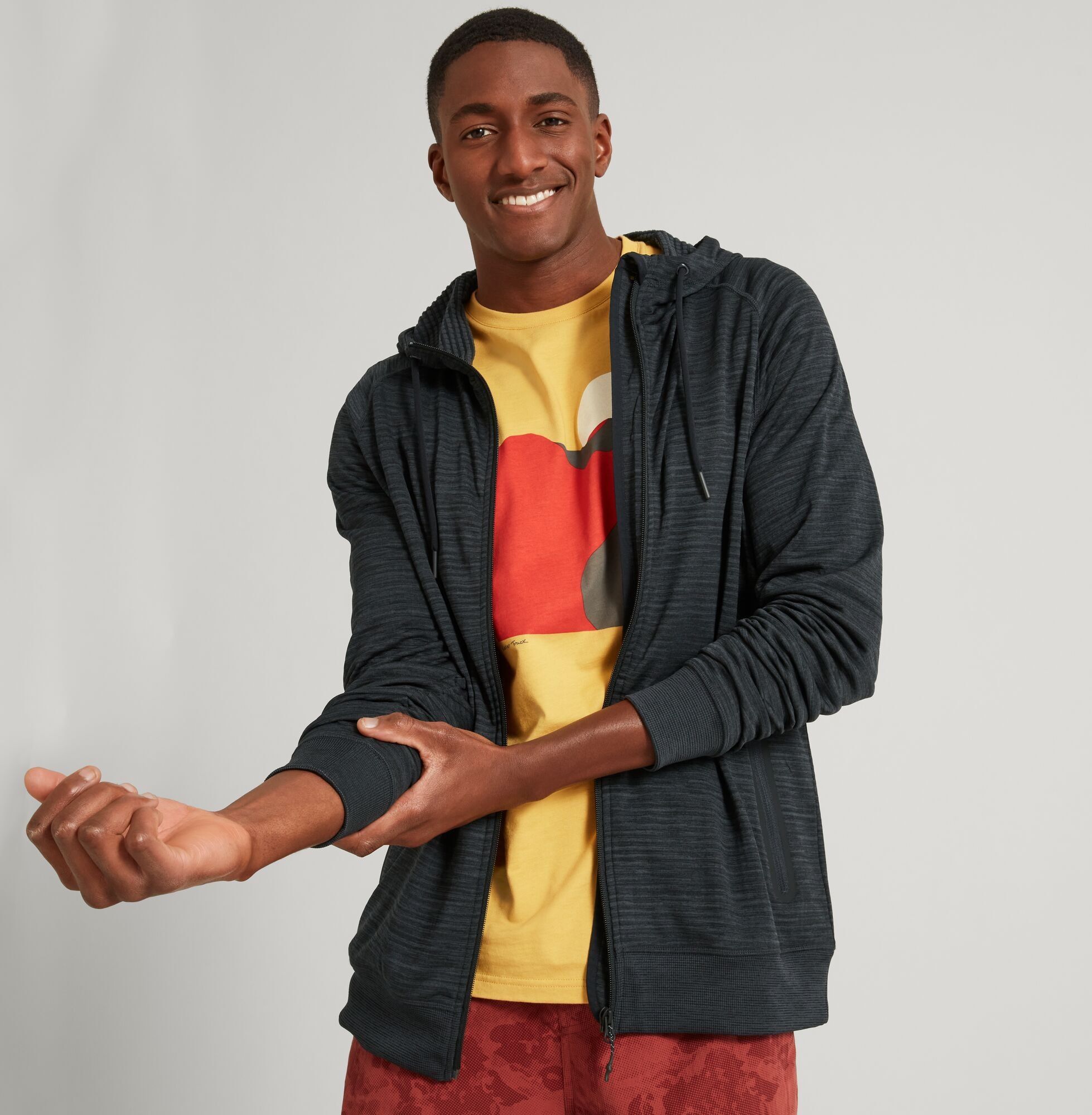 Acota Men's Hooded Fleece Jacket