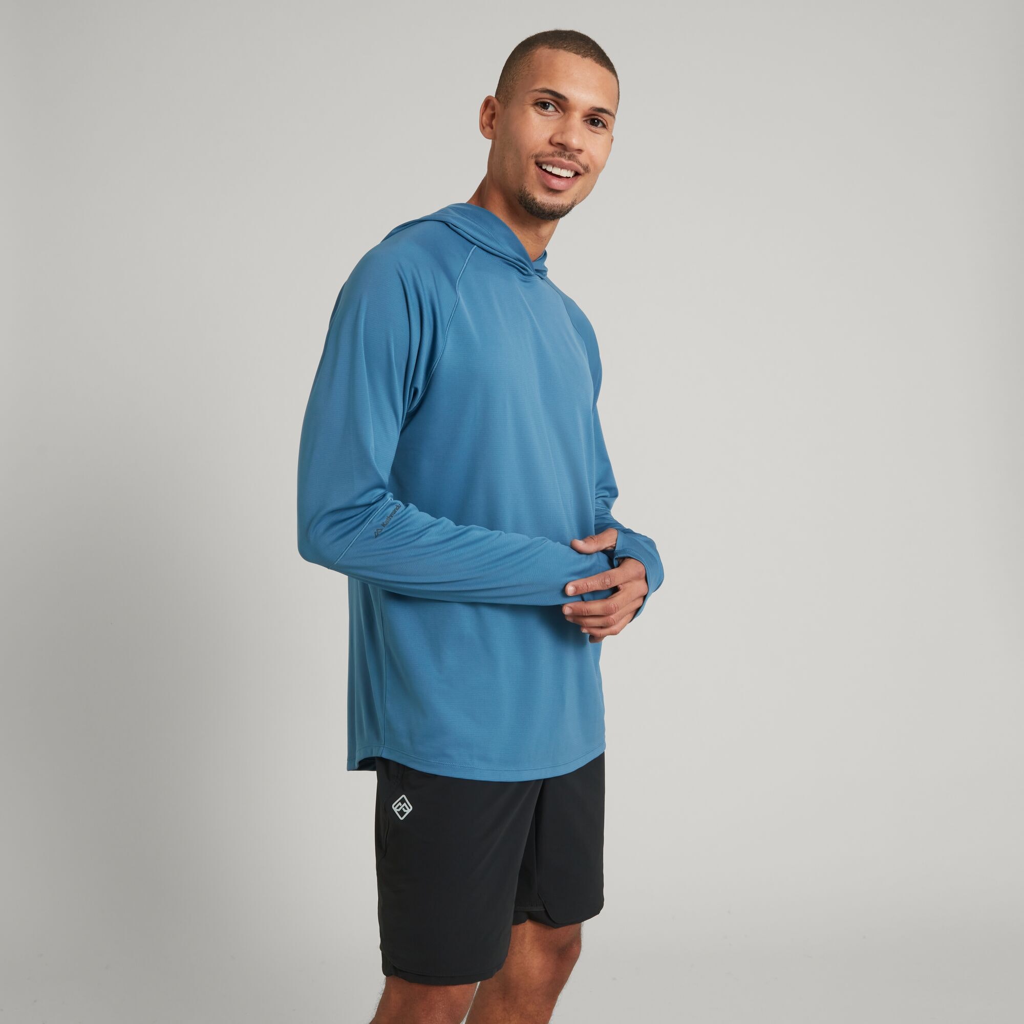 SUN-Stopper Men's Hooded Long Sleeve Top