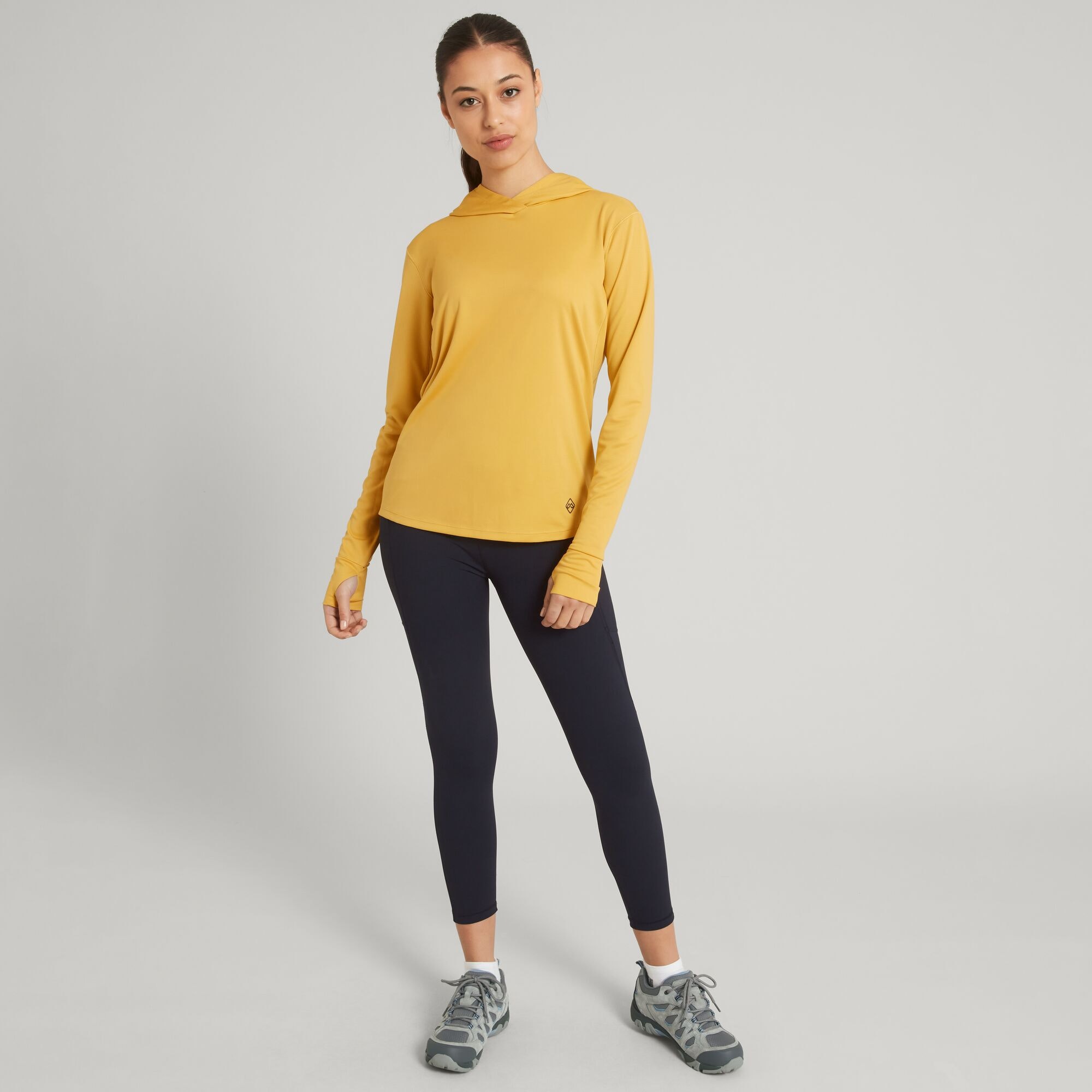 SUN-Stopper Women's Hooded Long Sleeve Top