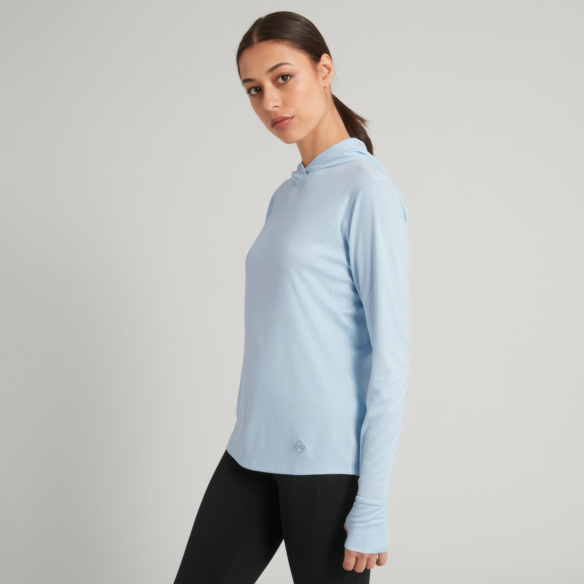 SUN-Stopper Women's Hooded Long Sleeve Top