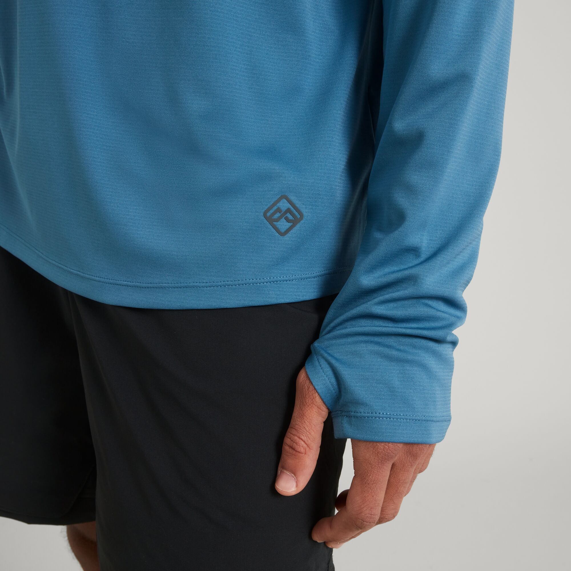 SUN-Stopper Men's Hooded Long Sleeve Top