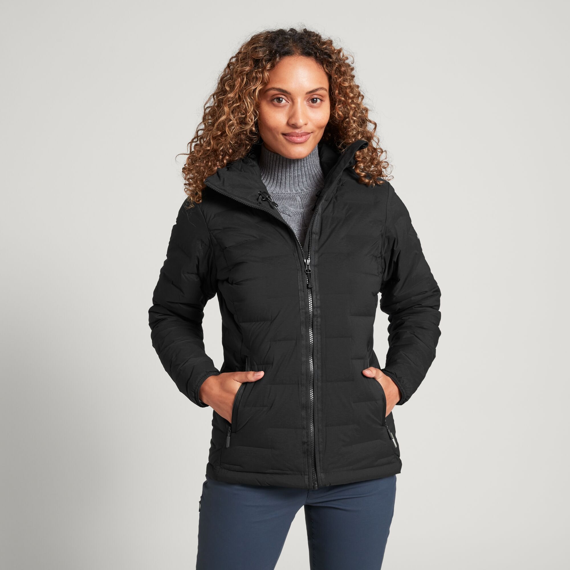 Federate Women's Stretch Down Hooded Jacket