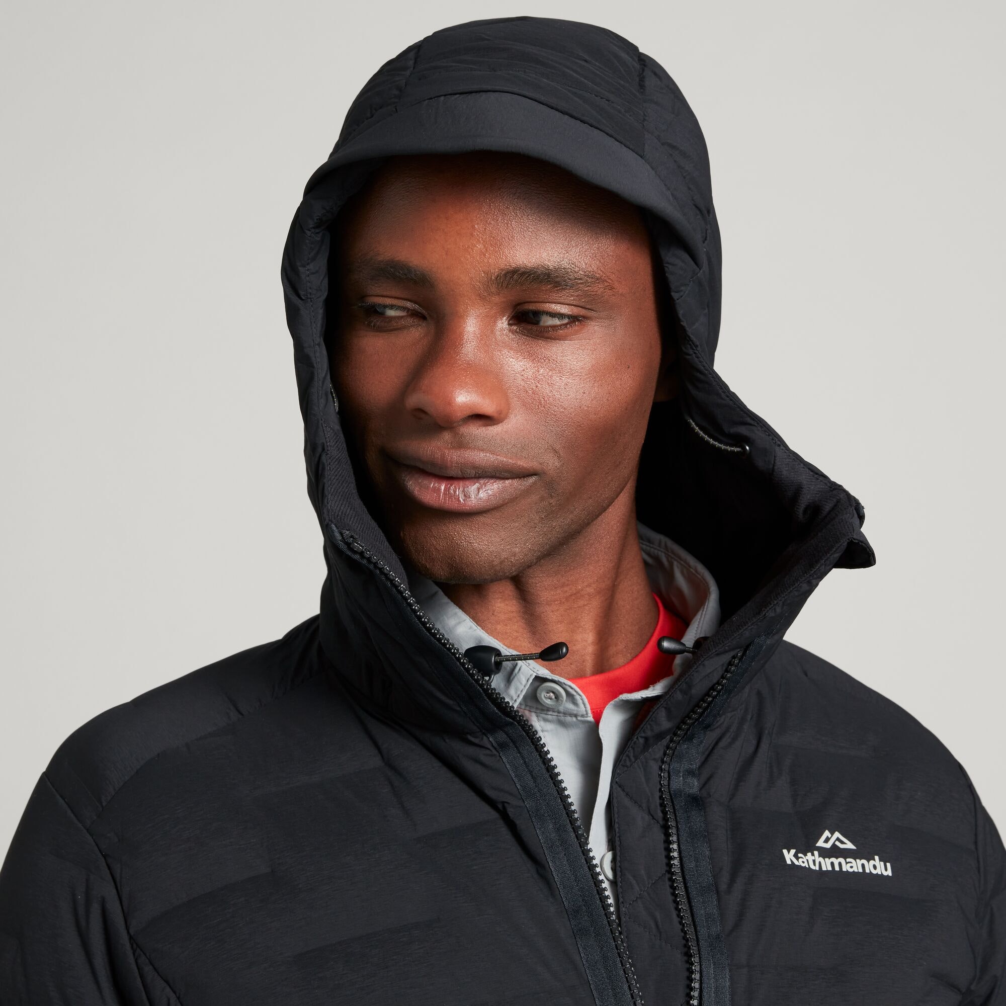 Federate Men's Stretch Down Hooded Jacket