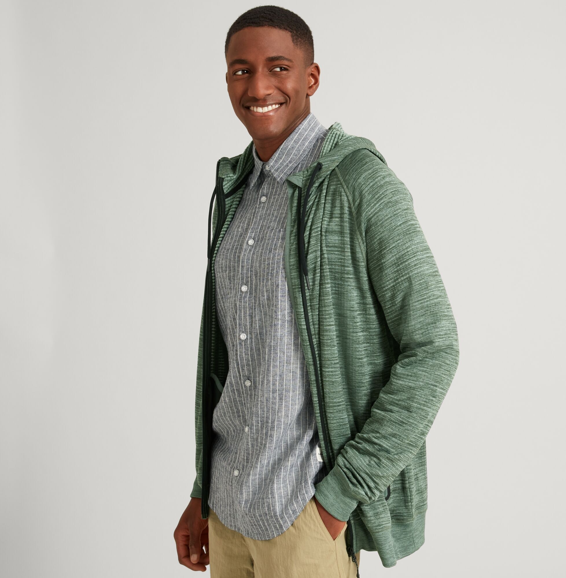 Acota Men's Hooded Fleece Jacket