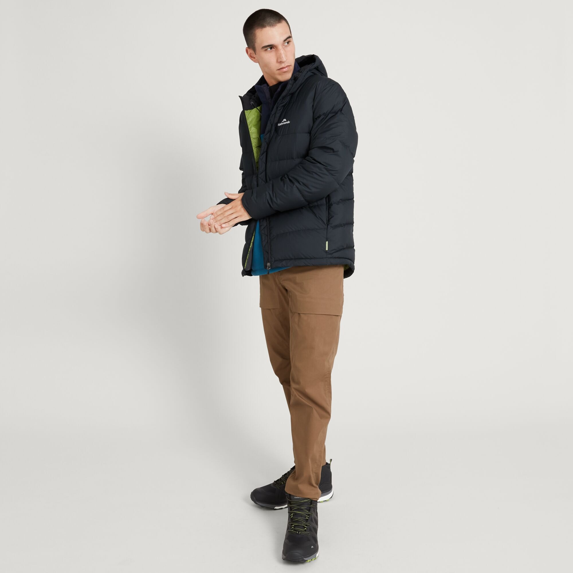 Epiq Men's 600 Fill Hooded Down Jacket