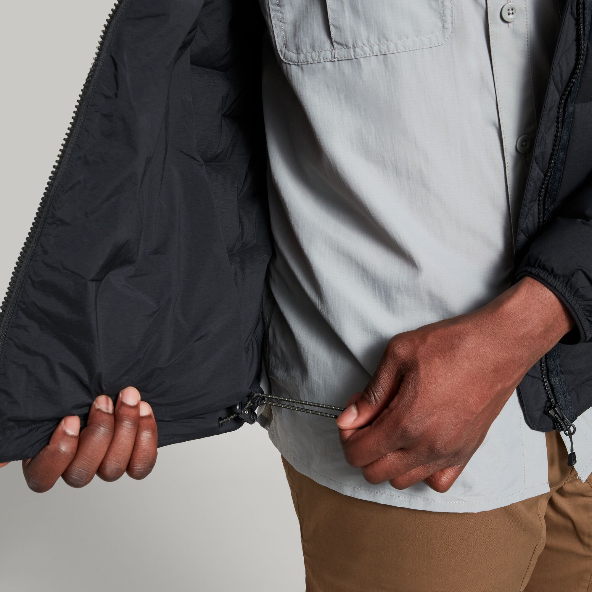 Federate Men's Stretch Down Hooded Jacket