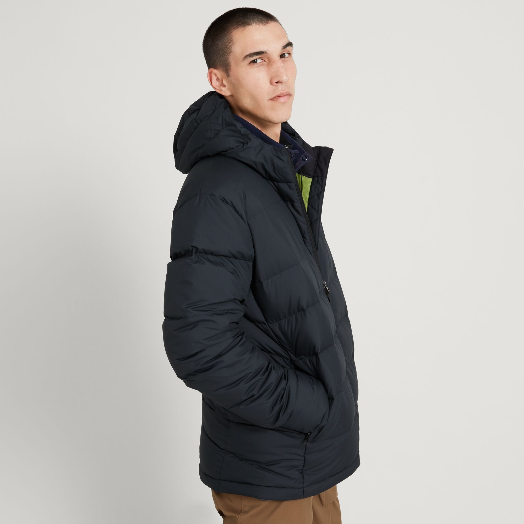 Epiq Men's 600 Fill Hooded Down Jacket