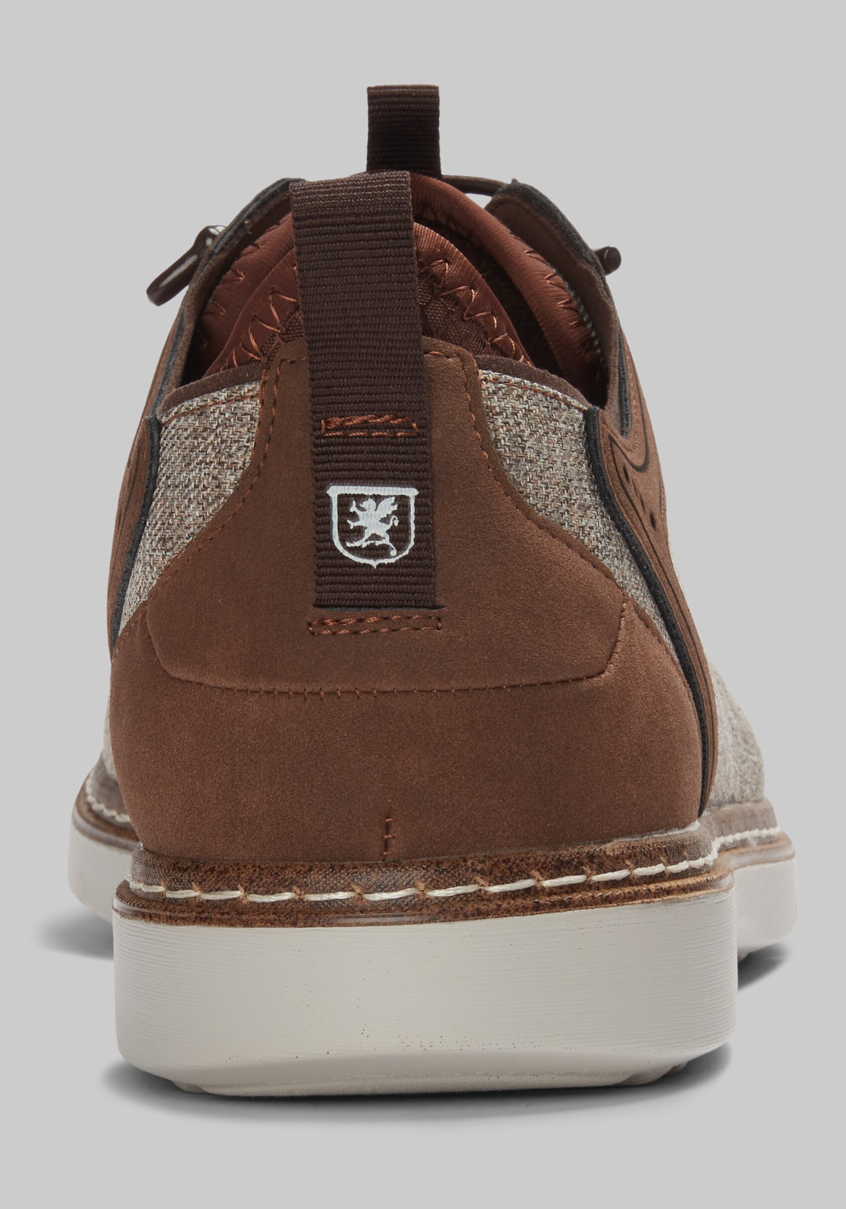 Stacy Adams Scanlan Plain Toe Elastic Lace-Up Shoes