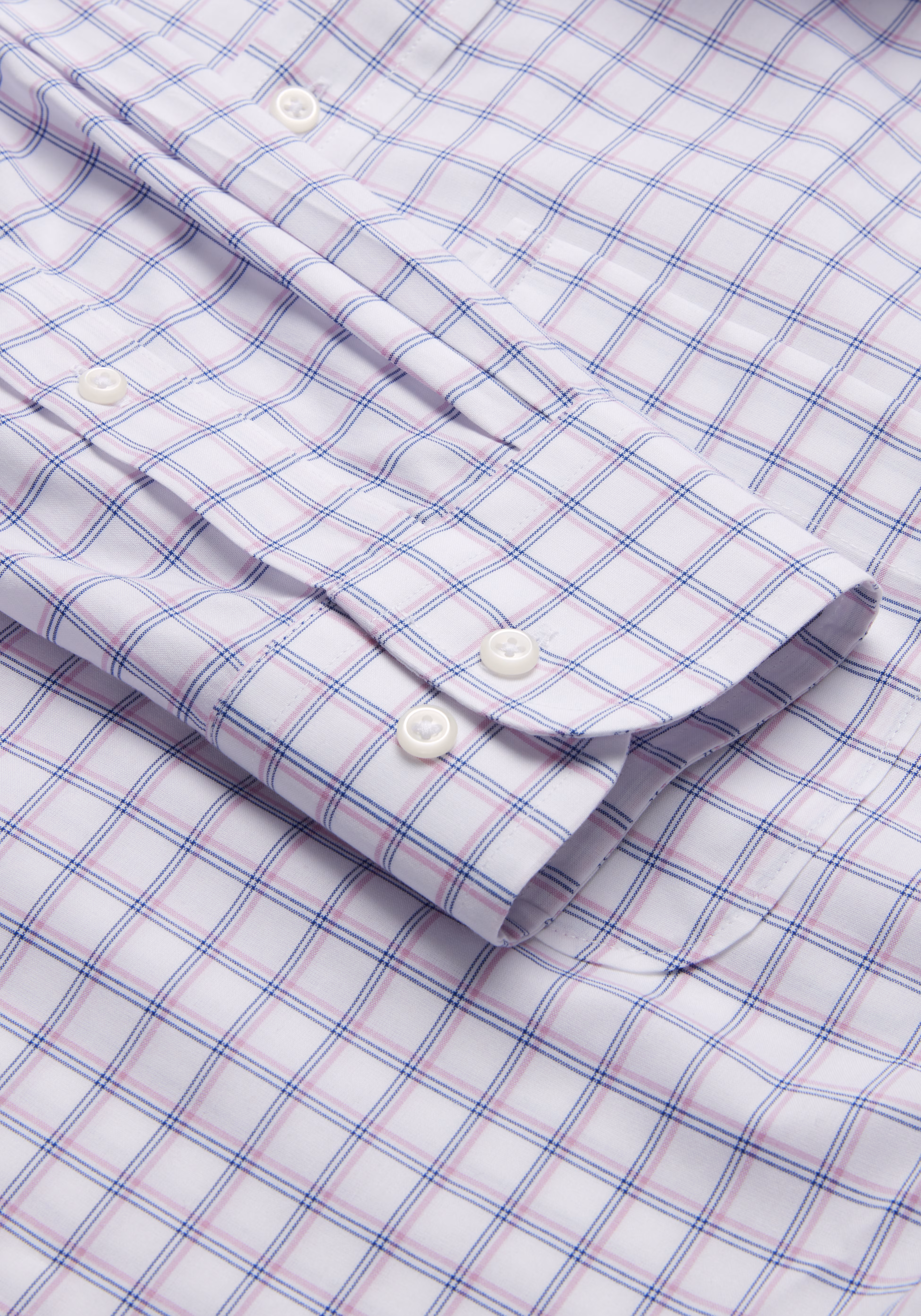 Traveler Collection Slim Fit Plaid Dress Shirt - Big & Tall