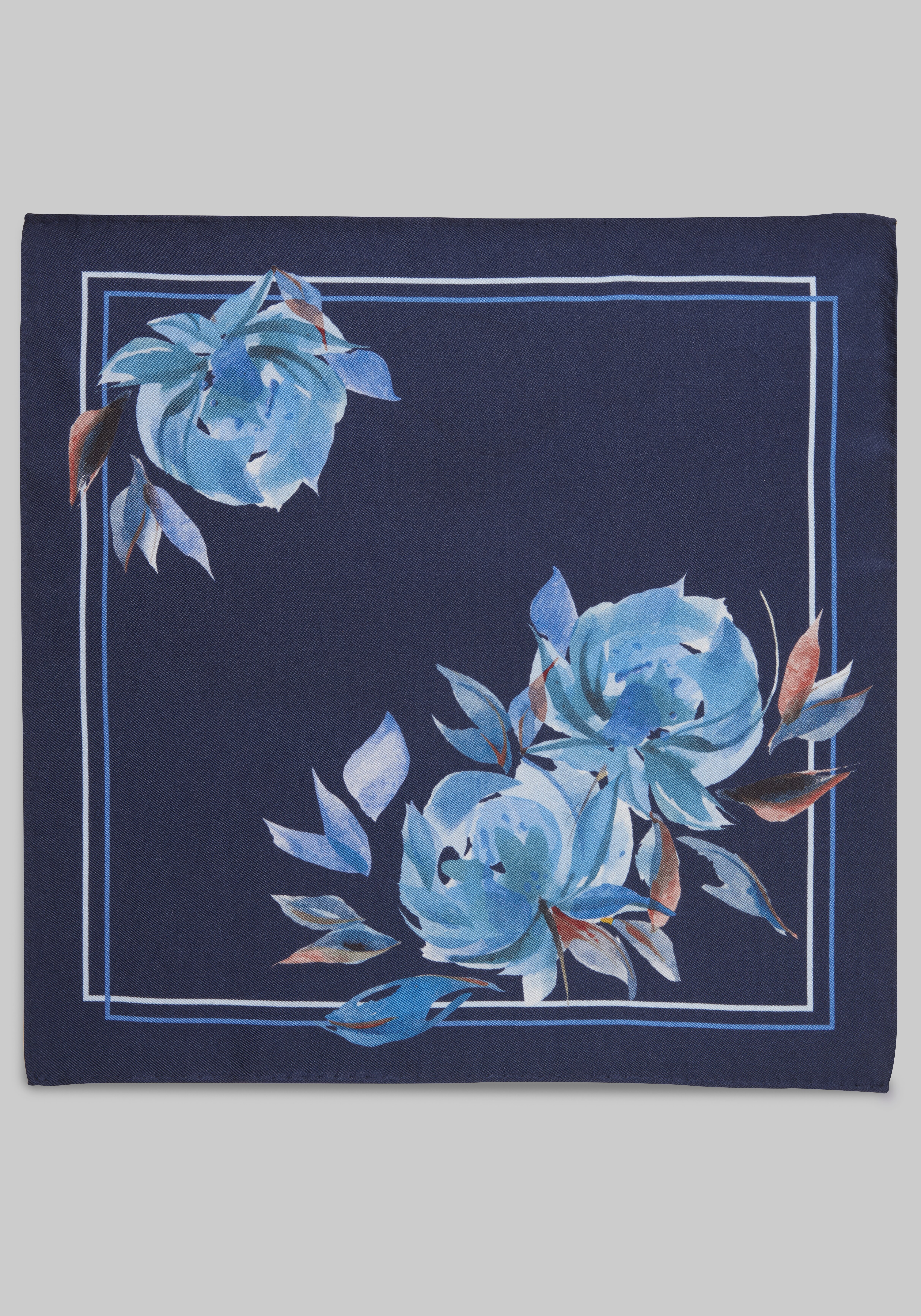 Jos. A. Bank Large Floral Pocket Square