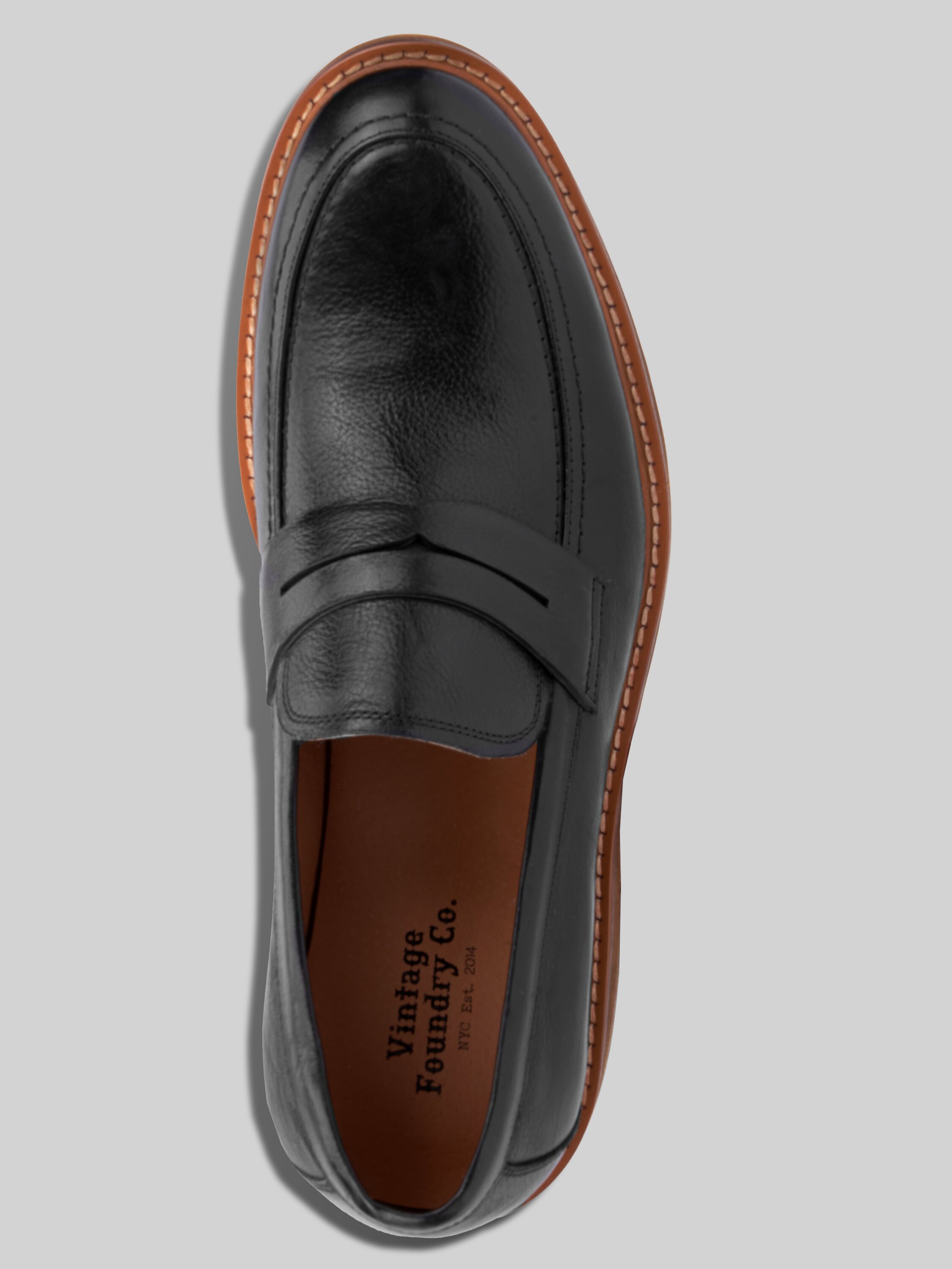 Vintage Foundry Bradford Leather Penny Loafers