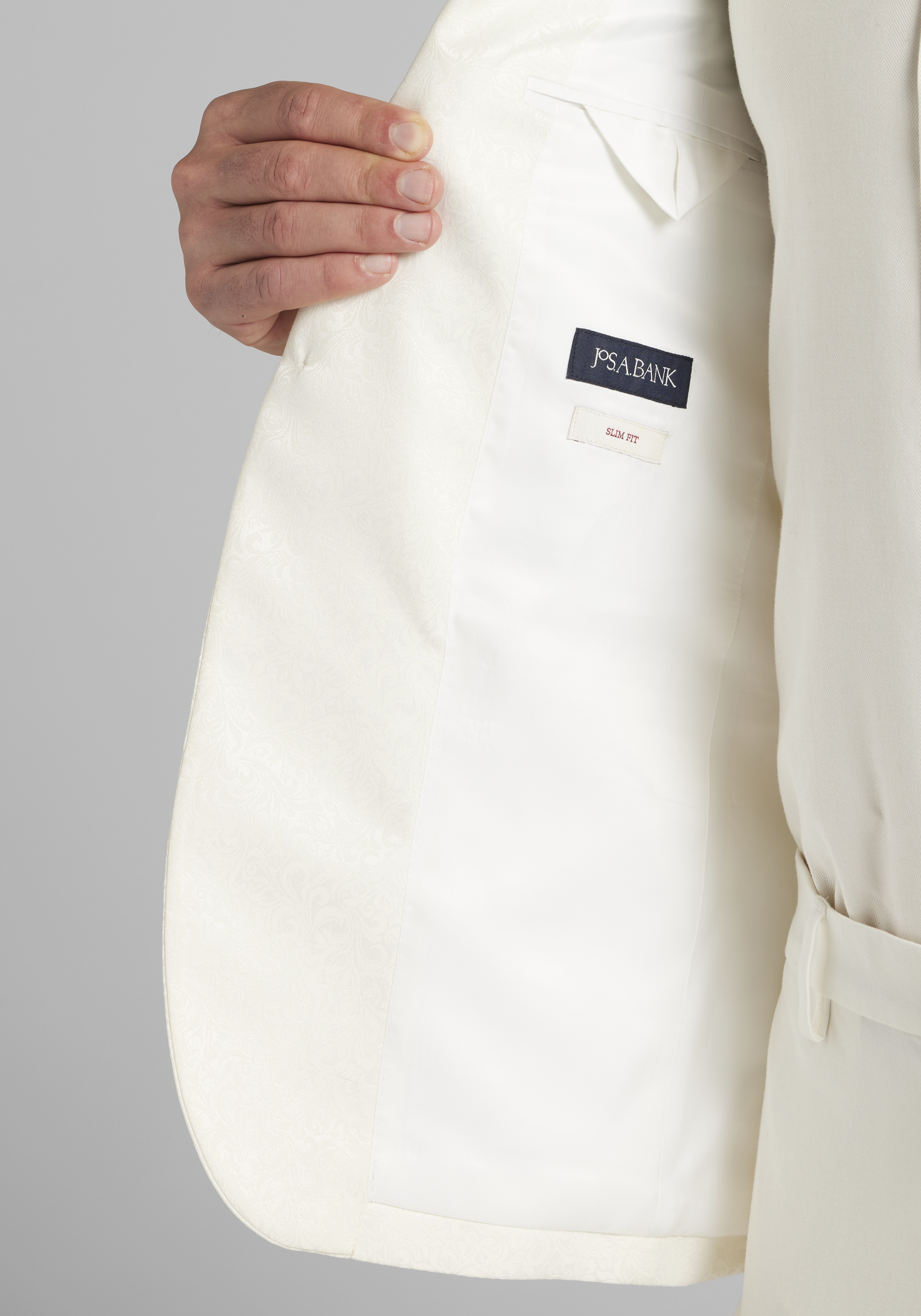 Jos. A. Bank Slim Fit Swirled Jacquard Dinner Jacket - Big & Tall