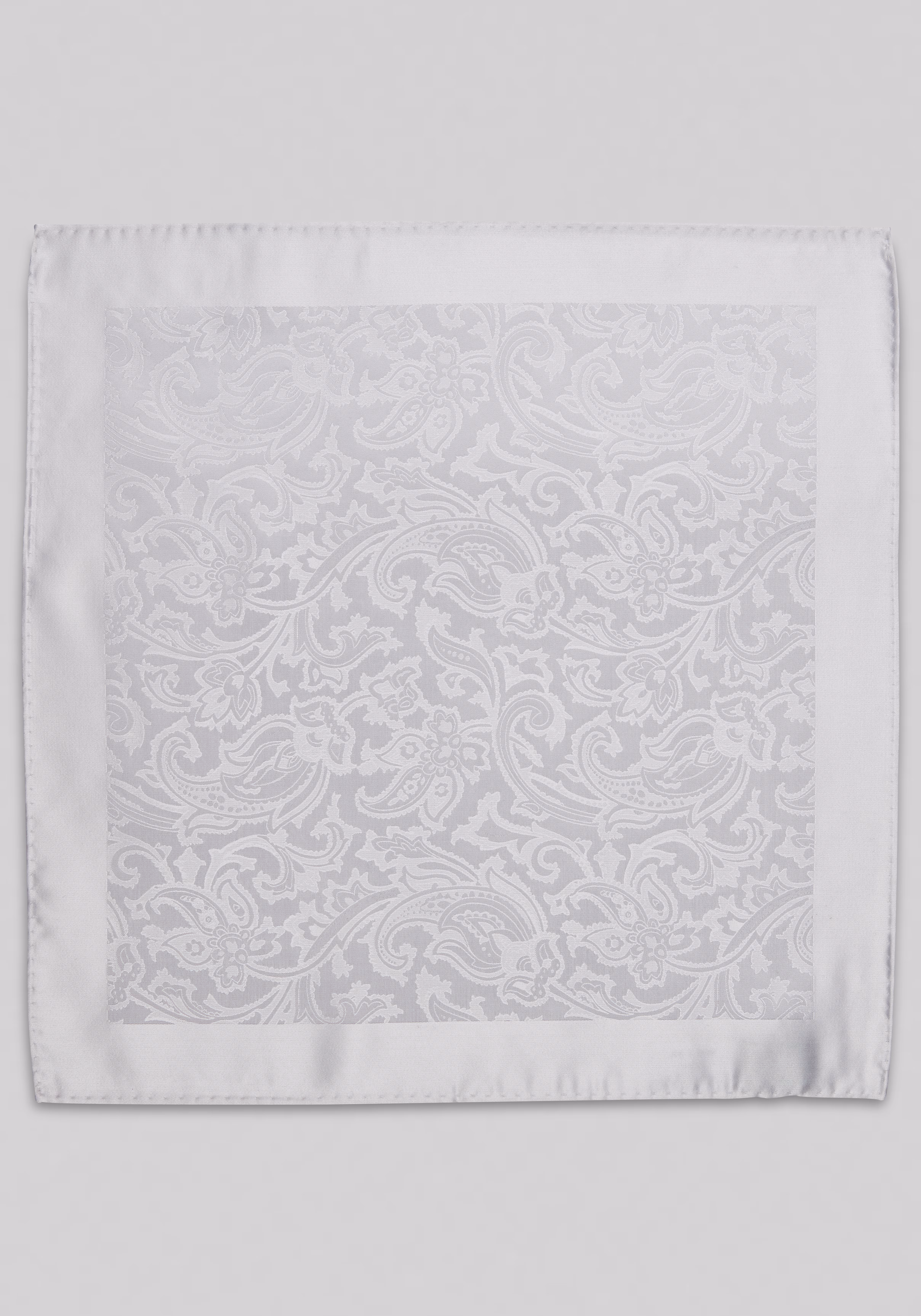 Jos. A. Bank Solid Textured Paisley Pocket Square