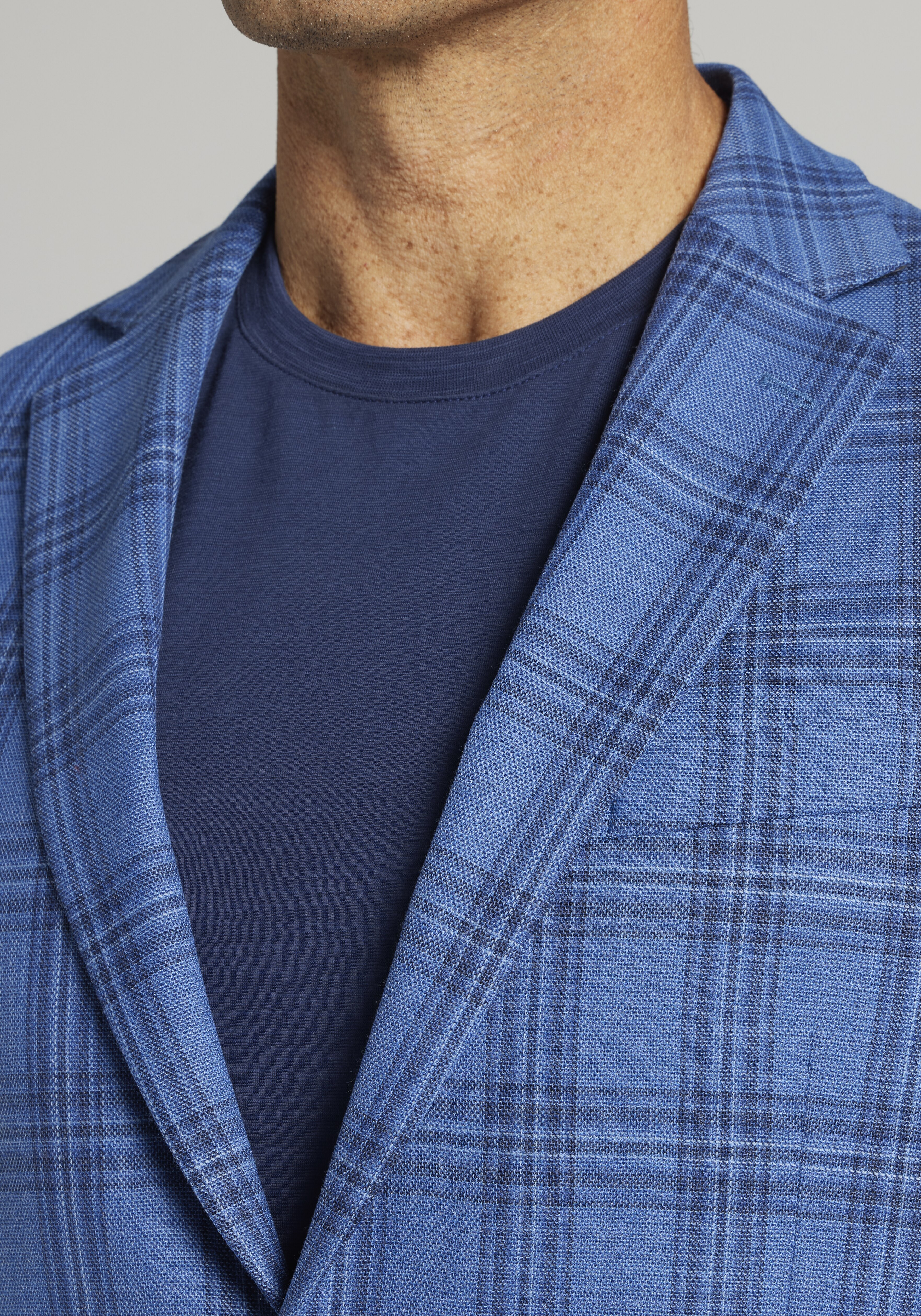 Jos. A. Bank Tailored Fit Plaid Comfort Stretch Sportcoat - Big & Tall