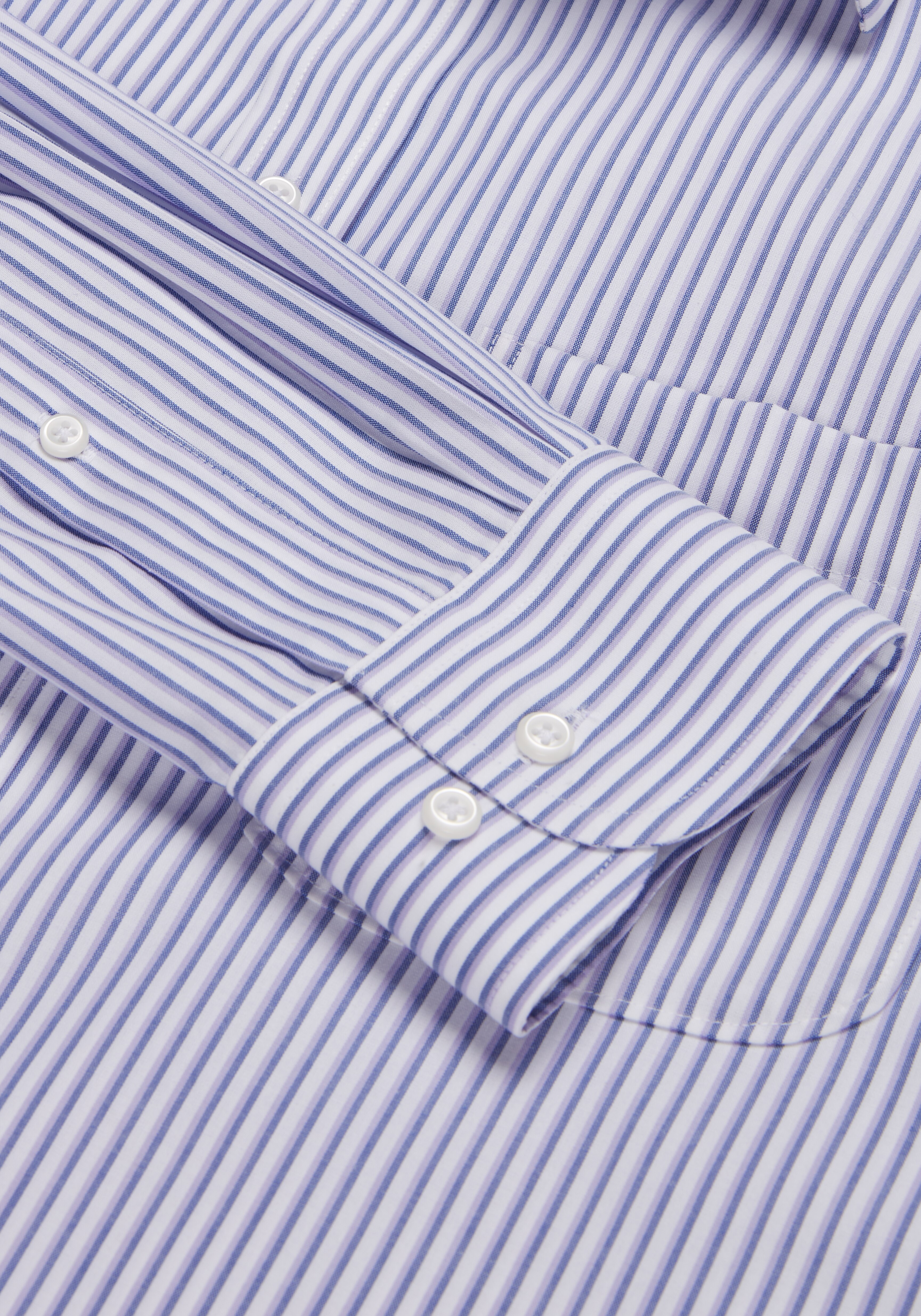 Traveler Collection Slim Fit Point Collar Stripe Dress Shirt