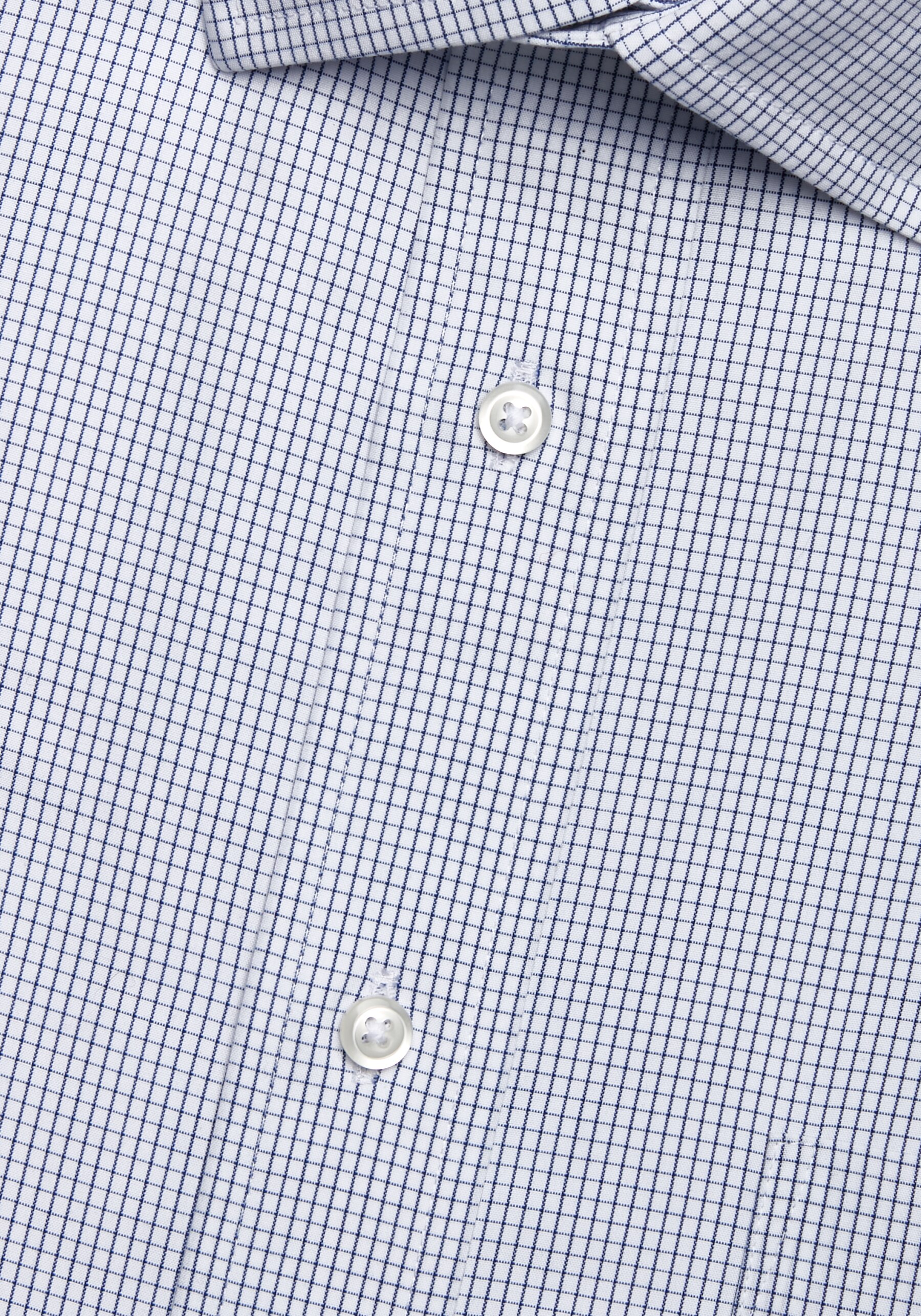 Traveler Collection Tailored Fit Spread Collar Mini Check Dress Shirt