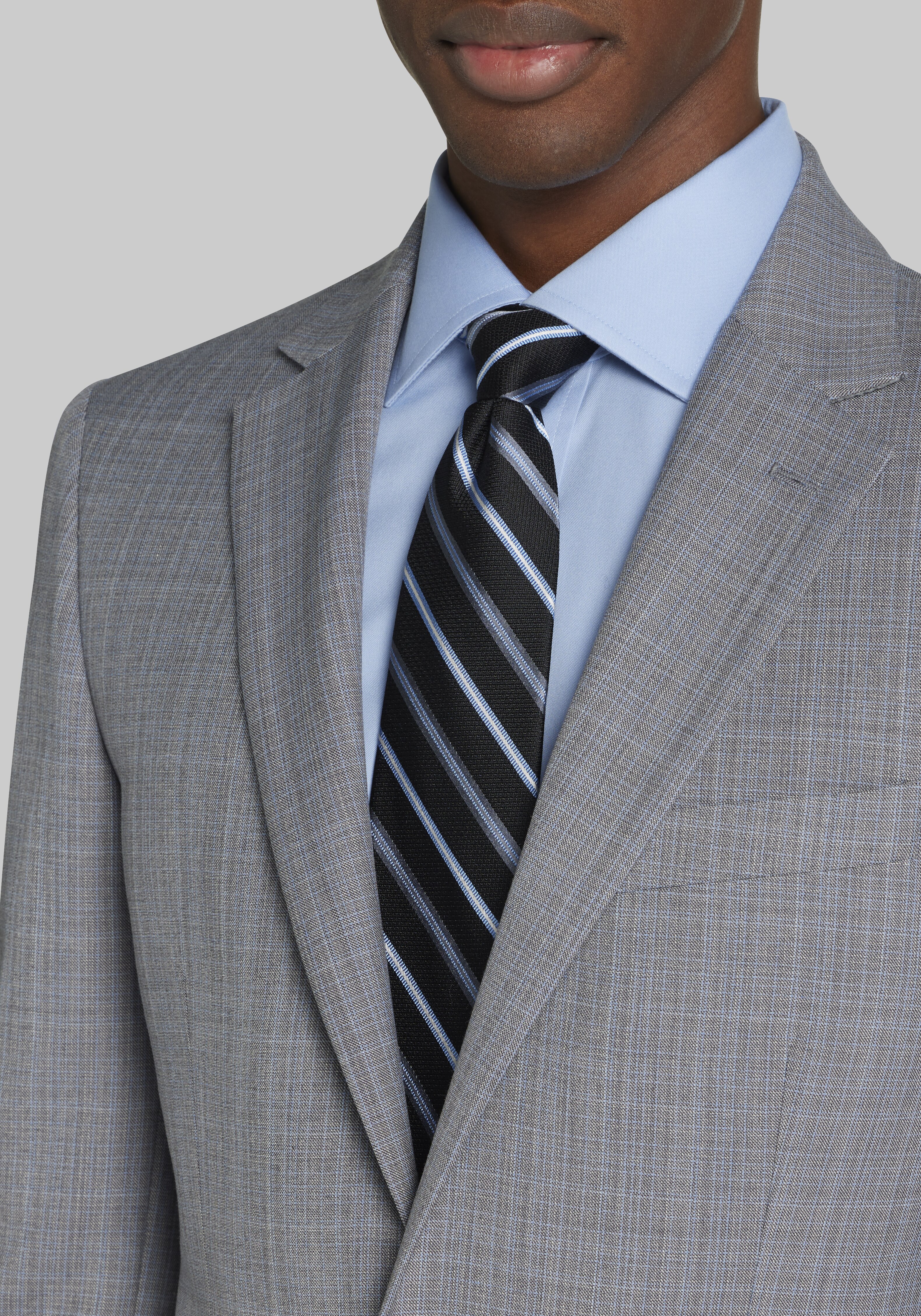Jos. A. Bank Slim Fit Plaid Suit