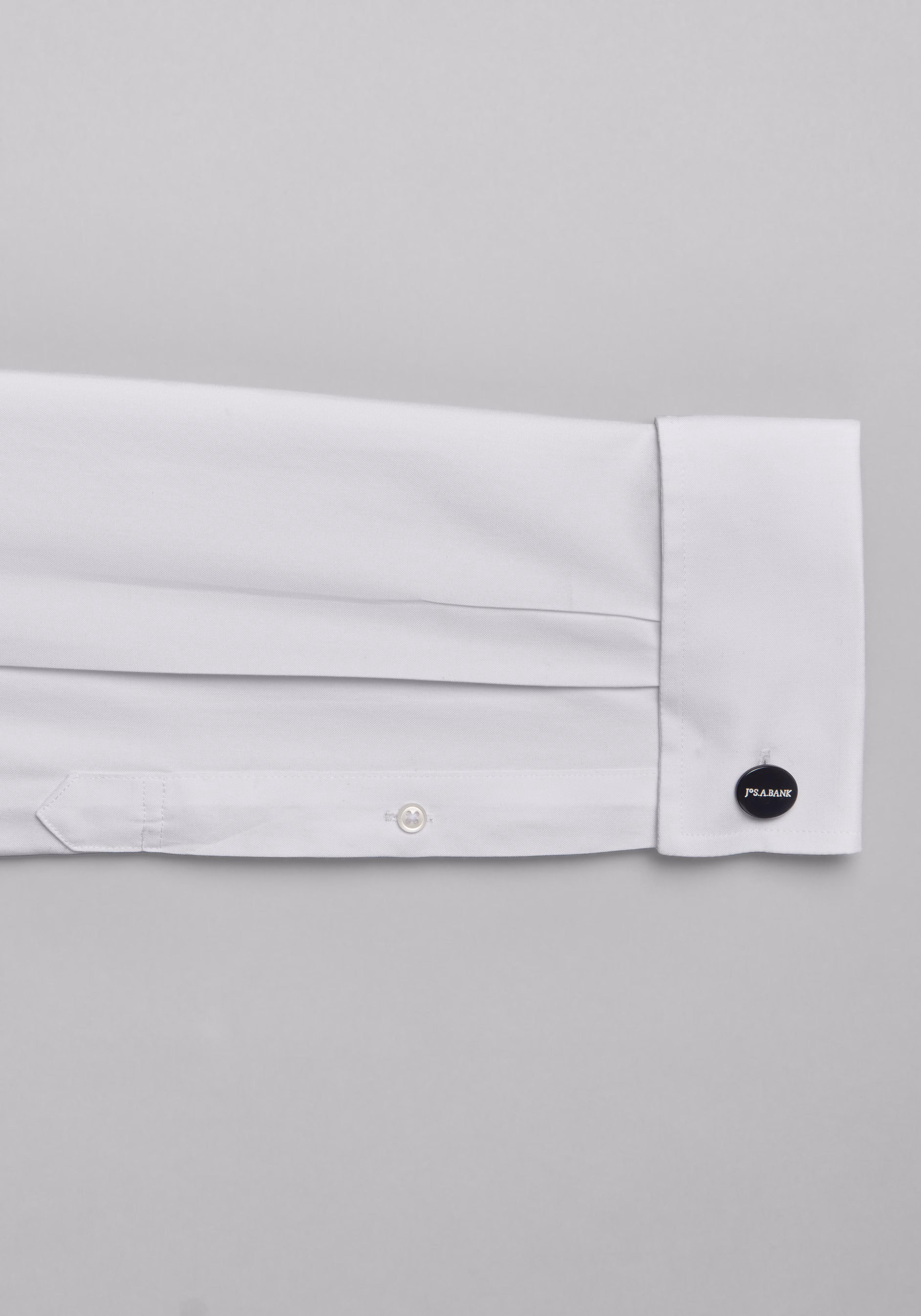 Traveler Collection Slim Fit Spread Collar French Cuff Solid Dress Shirt