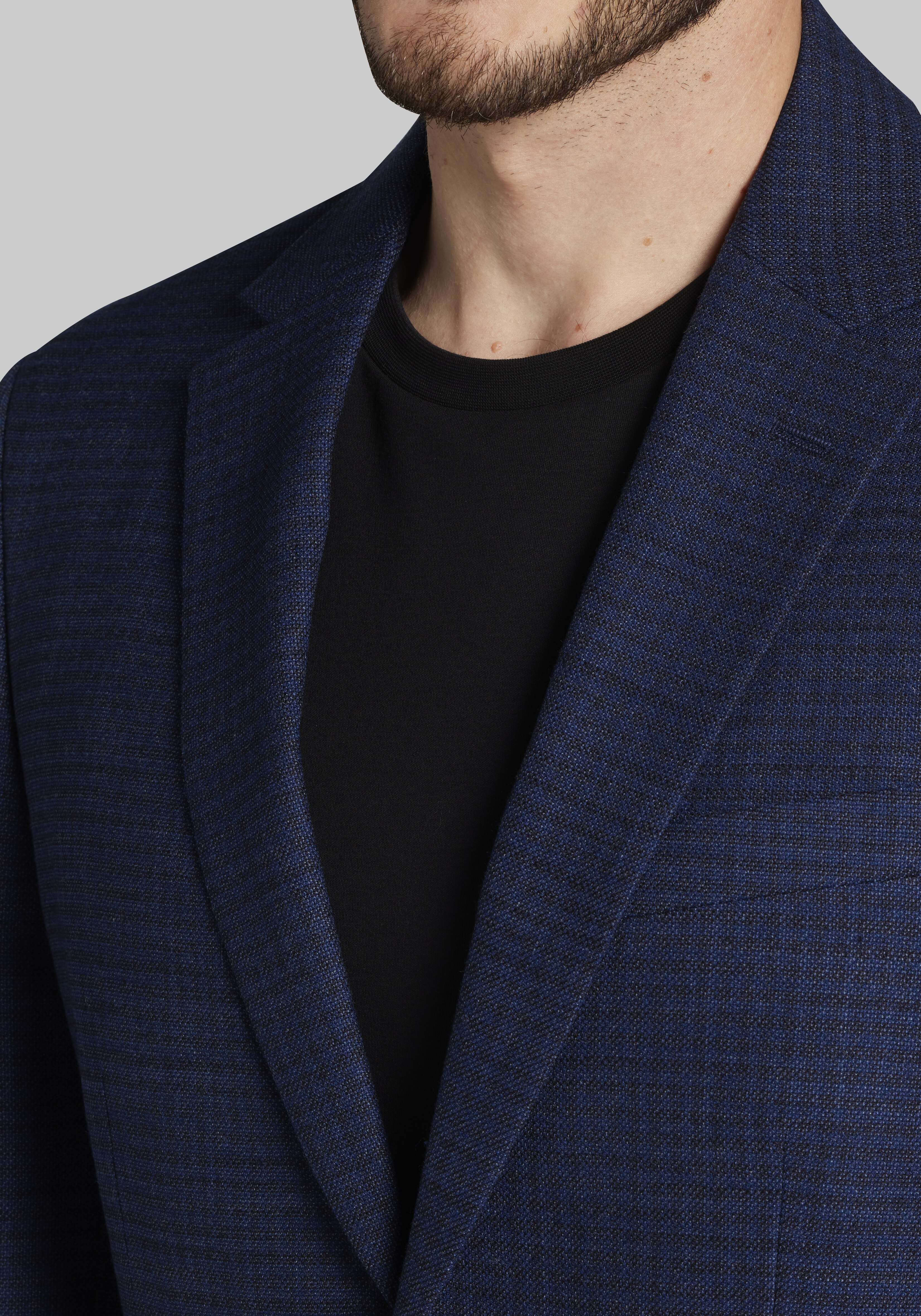 Traveler Collection Tailored Fit Check Sportcoat - Big & Tall