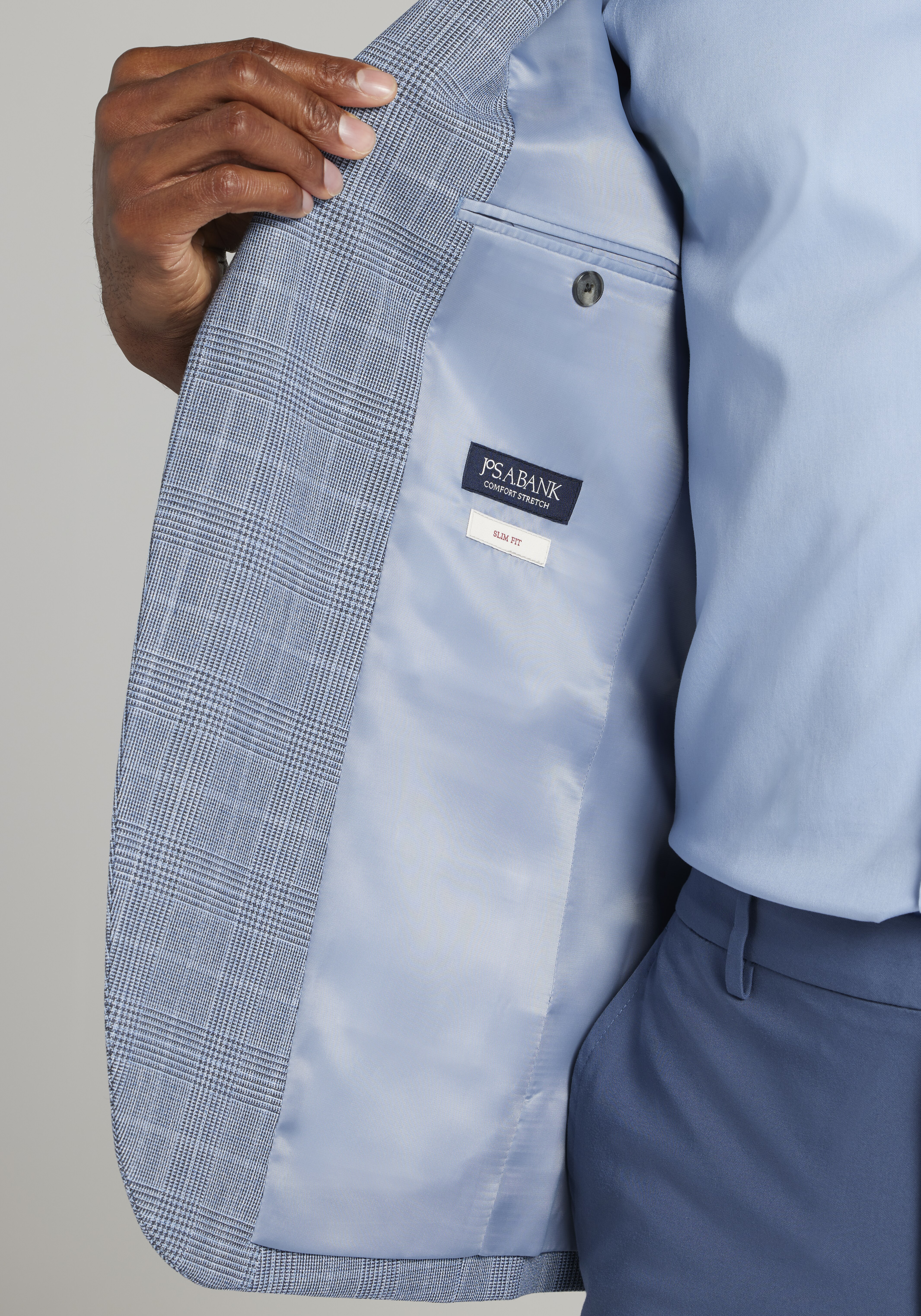 Jos. A. Bank Slim Fit Plaid Sportcoat