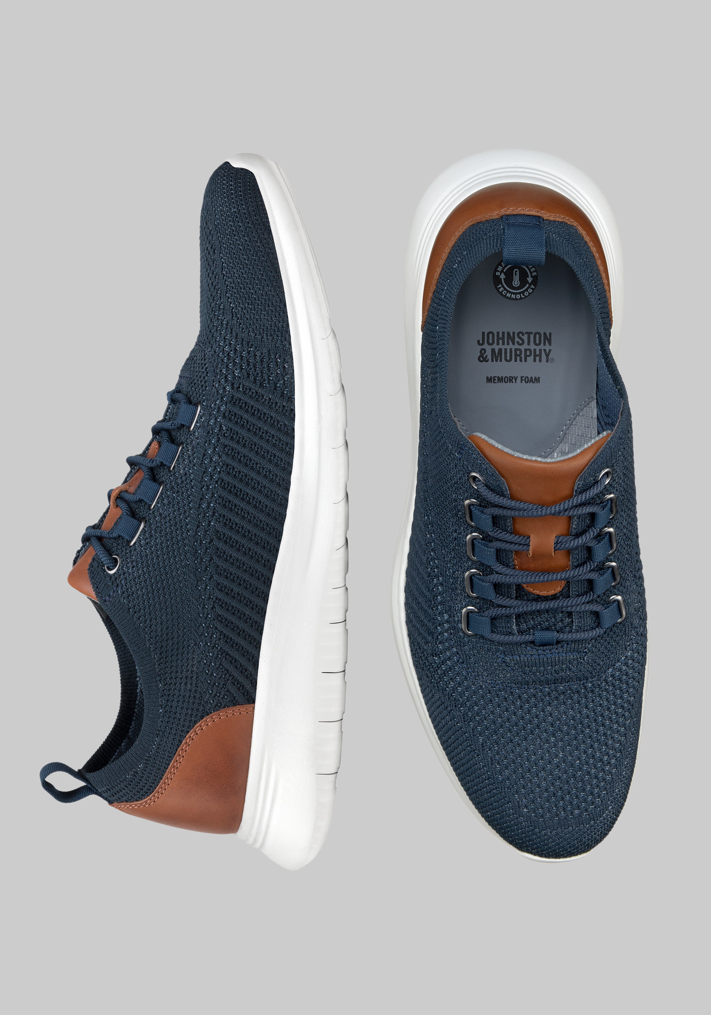 Johnston & Murphy Amherst U-Throat Knit Sneakers