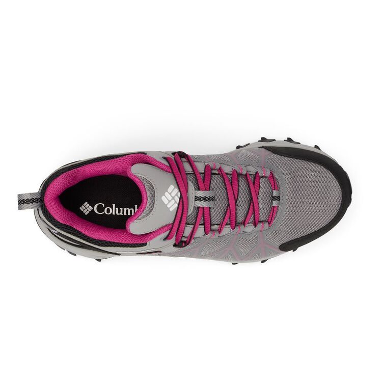 Columbia Women's Peakfreak II Outdry Waterproof Low Hiking Shoes Monument & Wild Fushsia