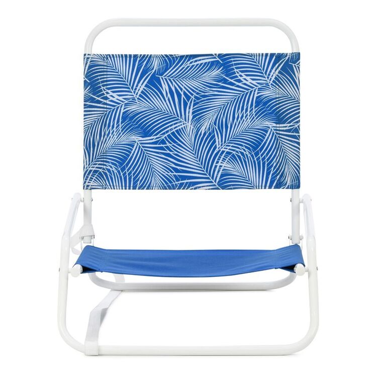 Life! Beach Chair Blue Palm