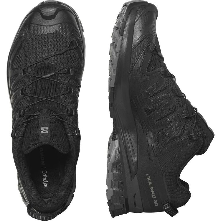 Salomon Men's XA Pro 3D V9 Wide Fit Low Hiker Black / Phantom / Pewter