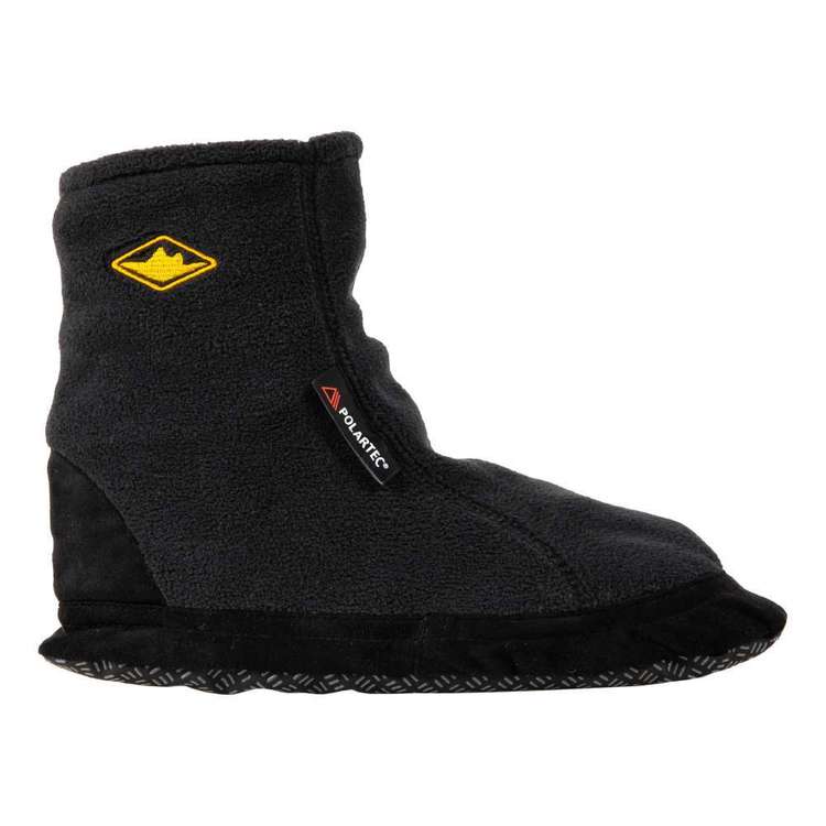 Mountain Designs Adults' Unisex Bearfoot Fleece Booties Black