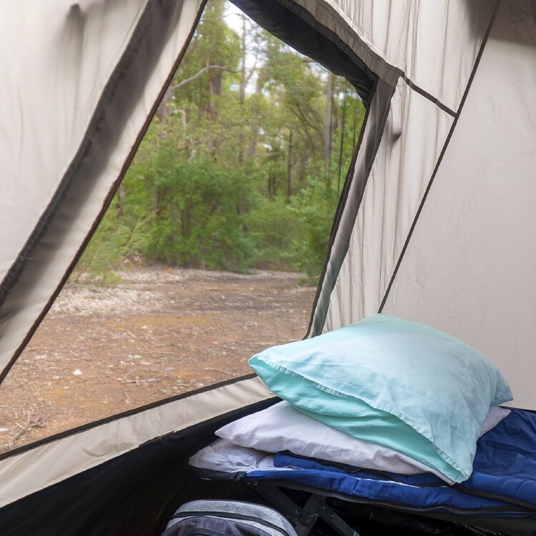 Dune 4WD 2m Awning Tent Khaki & Black 2 m