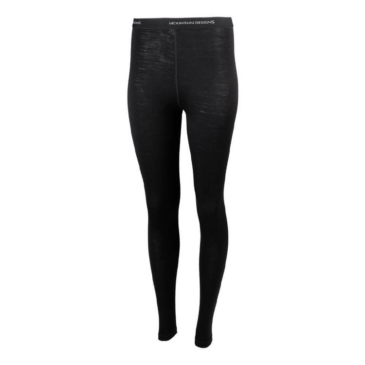 Mountain Designs Women's Merino Pant Black