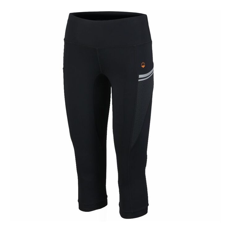 Cederberg Women's Trail Running Capris Black & Reflective