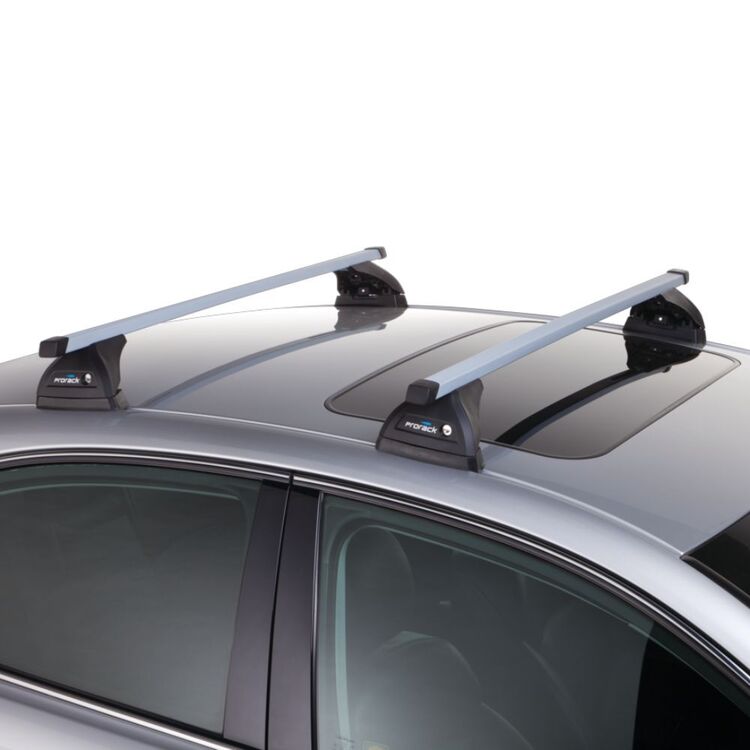 Prorack P16 Standard Through Bar Roof Rack Pair Silver