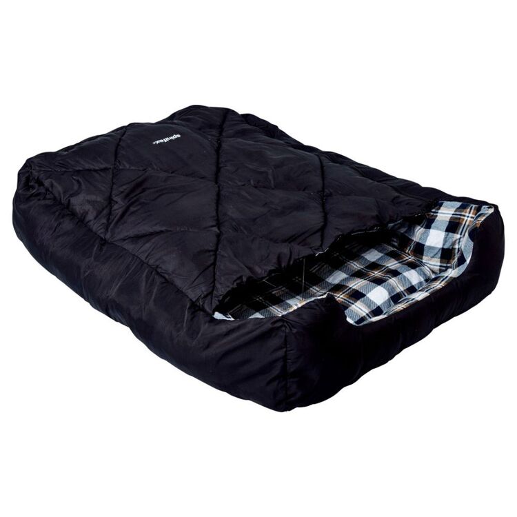 Spinifex Take Anywhere Black Pet Bed Sleeping Bag