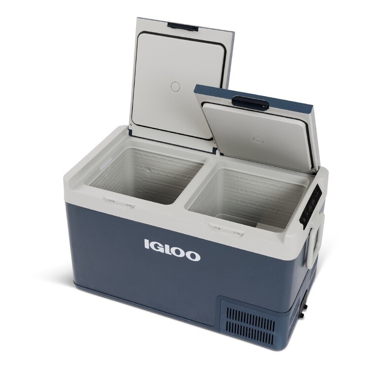 Igloo ICF 80L Dual Zone Fridge / Freezer Blue