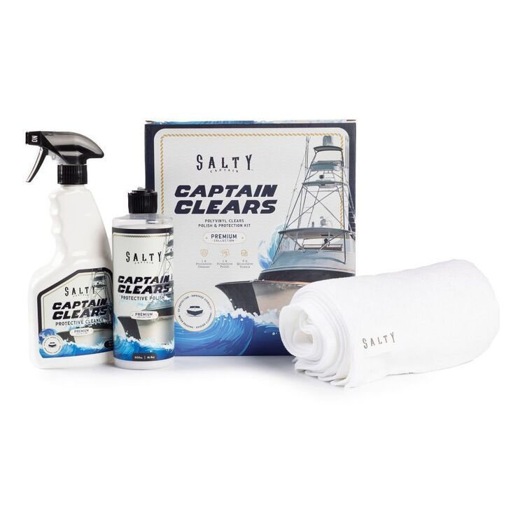Salty Captain Captain Clears Polyvinyl Clears Polish and Protection Kit n-c 500 mL