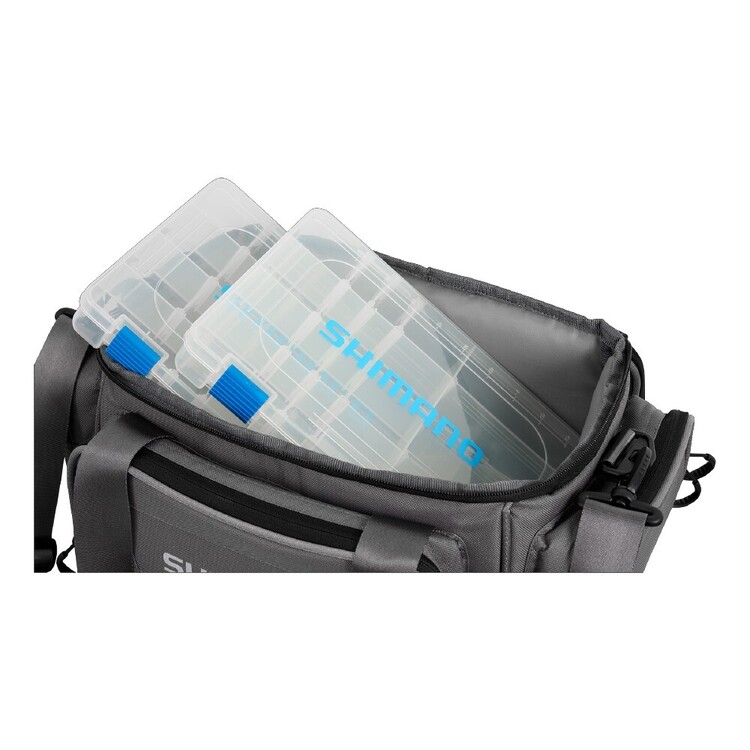 Shimano Tackle Bag Grey & Black L