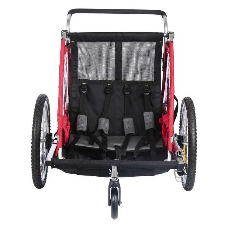 Fluid Convertible Child Trailer Rapid Red