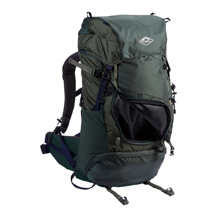 Mountain Designs X-Country 65L Technical Hiking Pack Forest Green 65 L