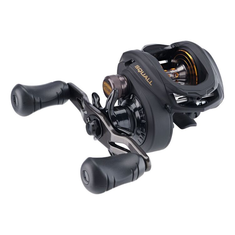 Penn Squall 200 Low Profile Baitcaster Reel Black