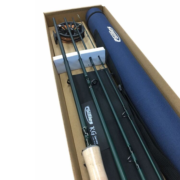 Gillies Saltwater Fly Combo 4 Piece Black 9Ft/8Wt