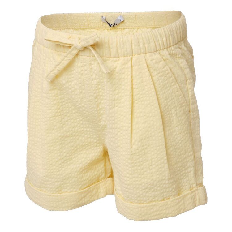 Cape Kids Girls Beach Shorts Lemon