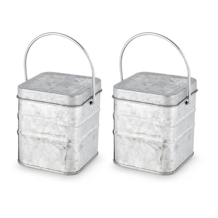 Waxworks Citronella Tin Tropical Strength Candle 2 Pack Multicoloured 2 Pack