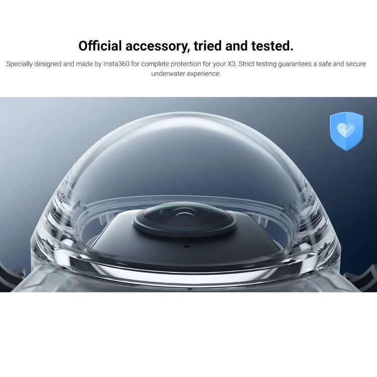 Insta360 X3 Invisible Dive Case Clear